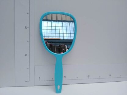 Espejo de mano azul bañto004