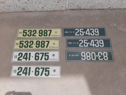 Matriculas coche  europeas variadas - Imagen 11