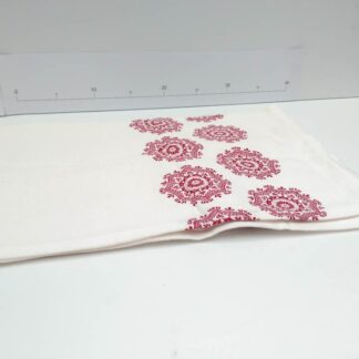 Mantel mesa blanco y rojo cocte010