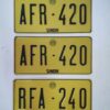 Matriculas coche  europeas variadas - Imagen 2
