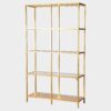 Estanteria Dorada Metal 176cm