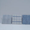 Posavasos azules cerámica