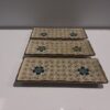 Fuente flores rectangular