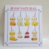 Cartel jugo natural 40cm
