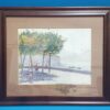 Cuadro paisaje arboles pintura 55x46