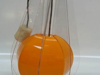 Lampara pera metraquiláto naranja