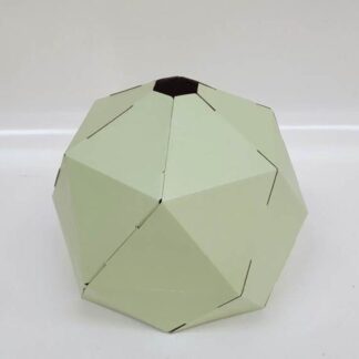 Lulipa cartón verde hexagonal