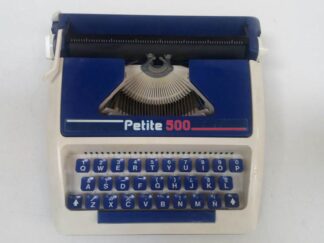 Maquina escribir Pelite azul