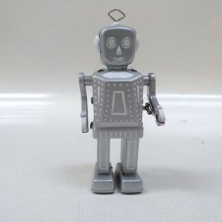 Robot metal plata