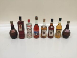 Botellas alcohol variadas sin derechos