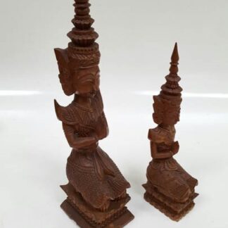 Figuras Zen madera tallada