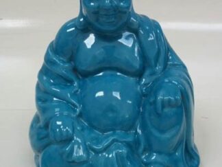 Figura Zen buda azul grande