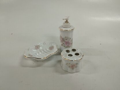 Juego Dispensadores baño  porcelana