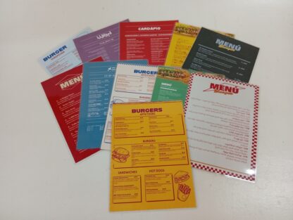 Cartas menú variadas 2