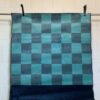 Alfombra infantil cuadros azules 130x140cm