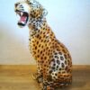 Leopardo cerámica italiana grande