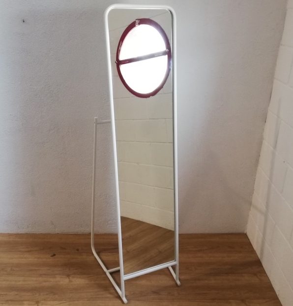 Aliviar Cromático Interesar Espejo pie blanco 160cm - Prop Art