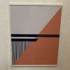 Cuadro geometría salmon1 40x50