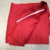 Cortina roja estampado rojo