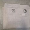 Cortina lino beige anillas