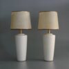 Lámpara beige motivos dorados (ud)