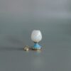 Lámpara bola azul celeste años 60 mini