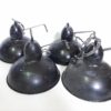 Lampara industrial laton negro pared (ud)