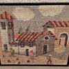 Cuadro telar pueblo agrícola - Imagen 2