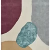 Alfombra lana diseño colores pastel 160x230cm