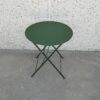 Mesa plegable verde aluminio