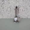 Juego completo utensilios con soporte metal
