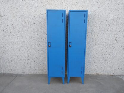 Armario taquilla metal azul 45x50x191cm