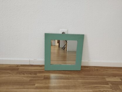Espejo pared verde agua 44x44cm