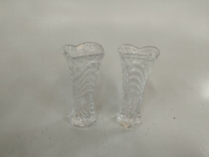 Jarrón cristal tallado cónico 2