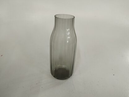 Jarrón cristal gris