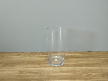 Jarrón cristal cilindro mediano