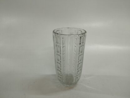 Jarrón cristal tallado alargado