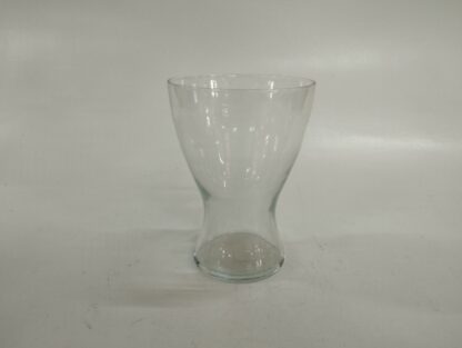 Jarrón cristal liso forma cónica