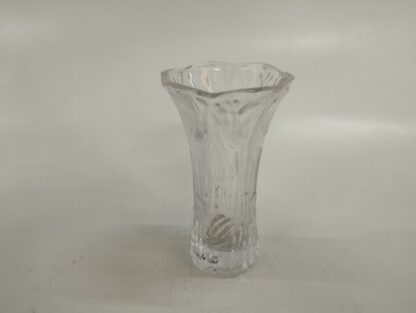 Jarrón cristal tallado cónico 5