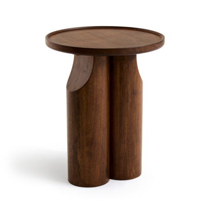 Mesa auxiliar madera maciza nogal (3)