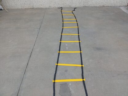 Entrenamiento cintas escalera crossfit amarilla