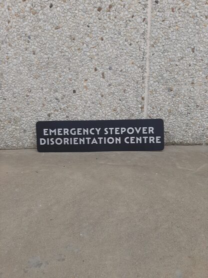 Cartel hospital emergency 70x18cm