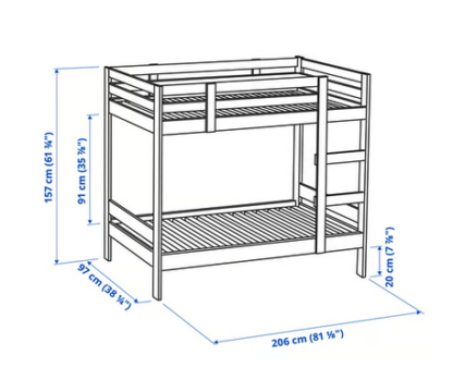 litera de madera - Imagen 2