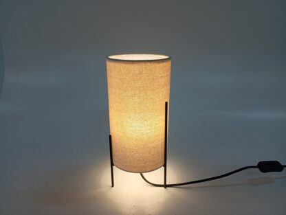 Lámpara beige cilindro - Imagen 2