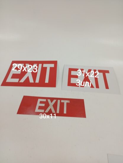 Cartel Exit variados ud. - Imagen 2