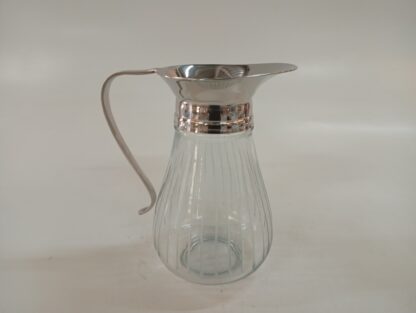 Jarra cristal y metal