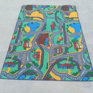 Alfombra infantil ciudad 140x195