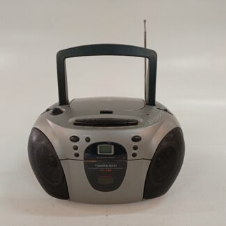 Radio CD gris y negra
