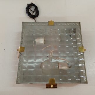Aplique cuadrado de cristal