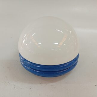 Aplique azul y blanco